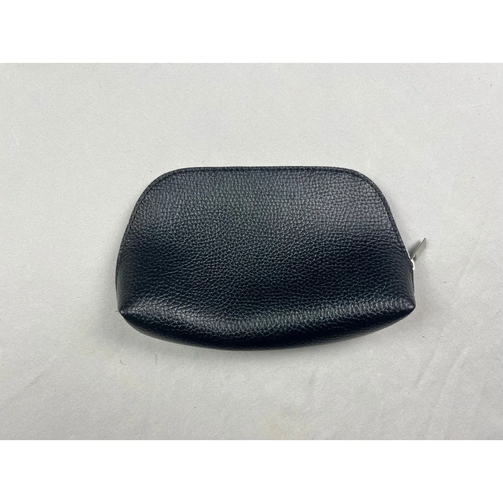 The White Company British Airways Black Pebbled Amenity Pouch Travel Bag